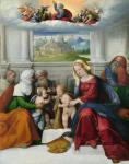 Гарофало (Бенвенуто Тизи). Святое семейство со святыми. Национальная галерея. Лондон